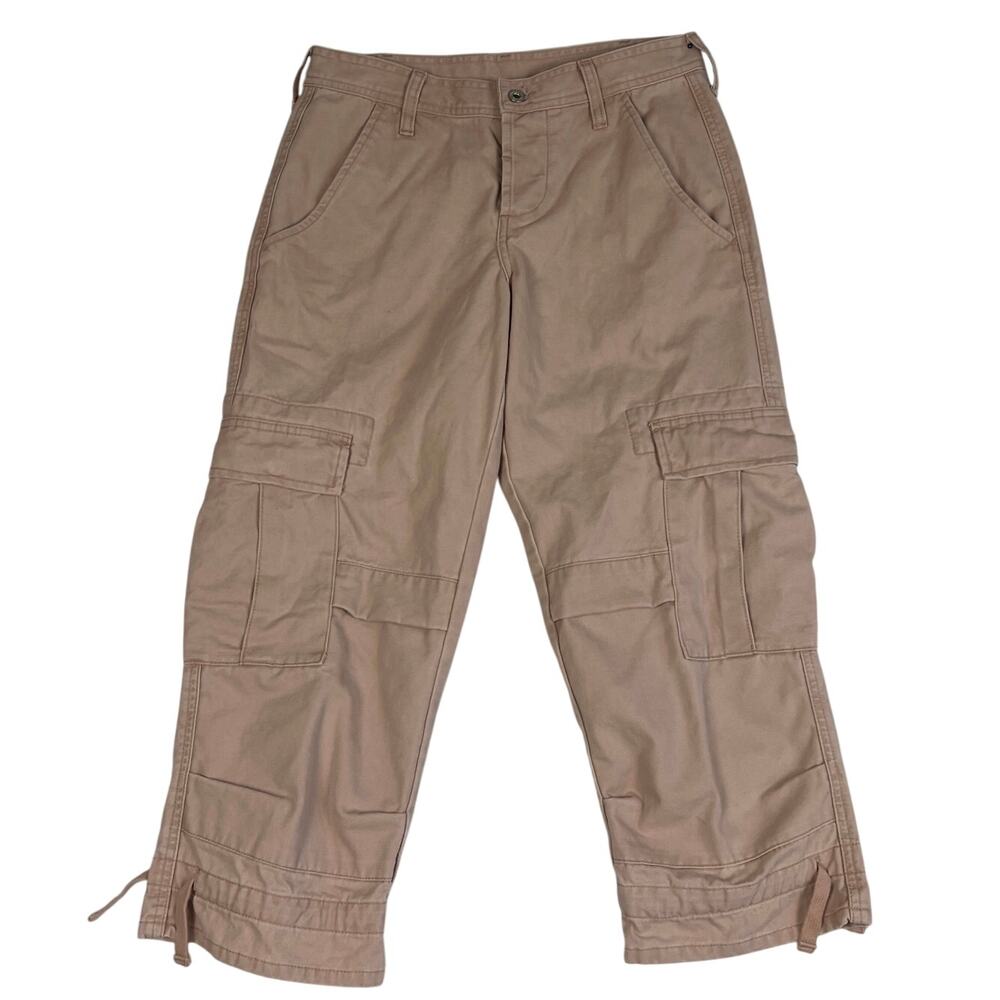 Sundance Women’s Utility Pants Pink Blush Brushed Cotton Size 4 Boho Gorpcore